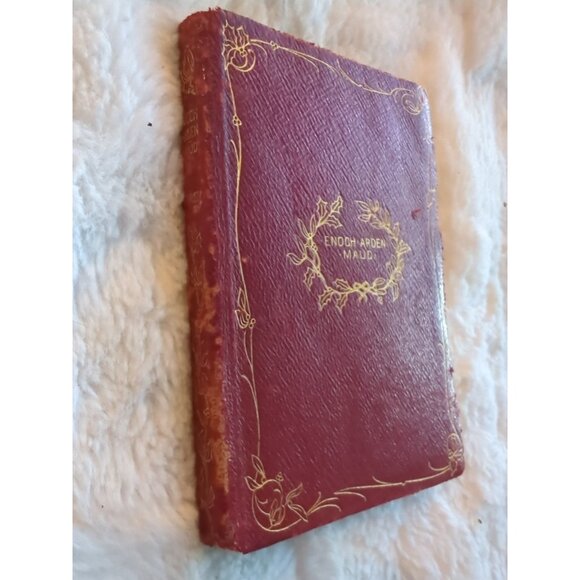 Enoch Arden And Maud Alfred Lord Tennyson Red Leather Putnams Sons Ariel Booklet - Picture 2 of 15
